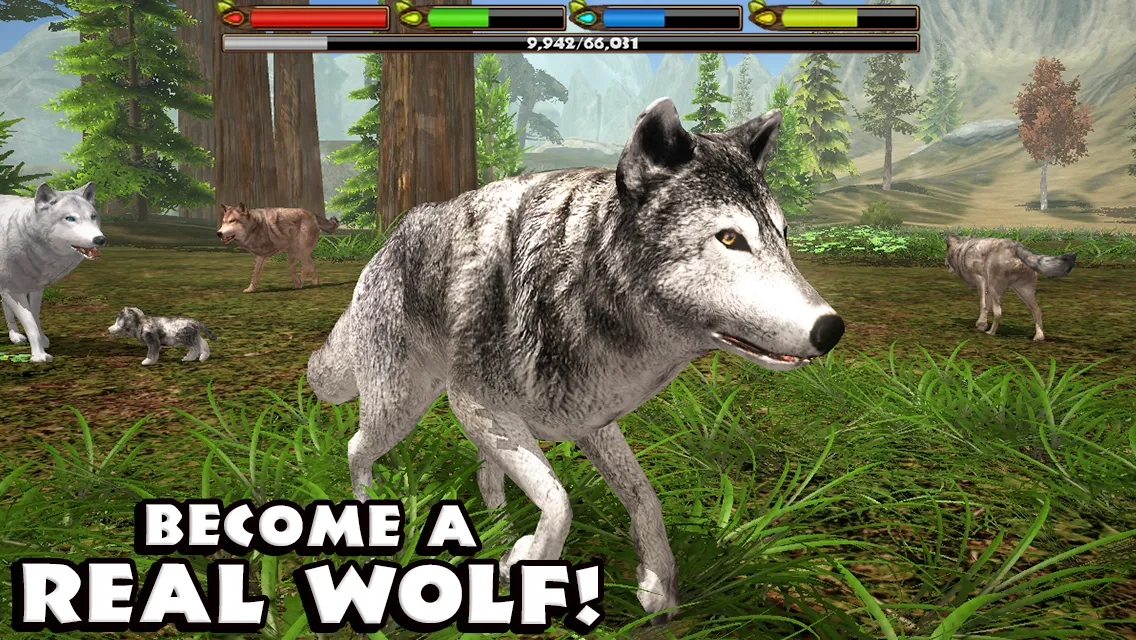 Ultimate Wolf Simulator [мод: много очков умений] Screenshot 1