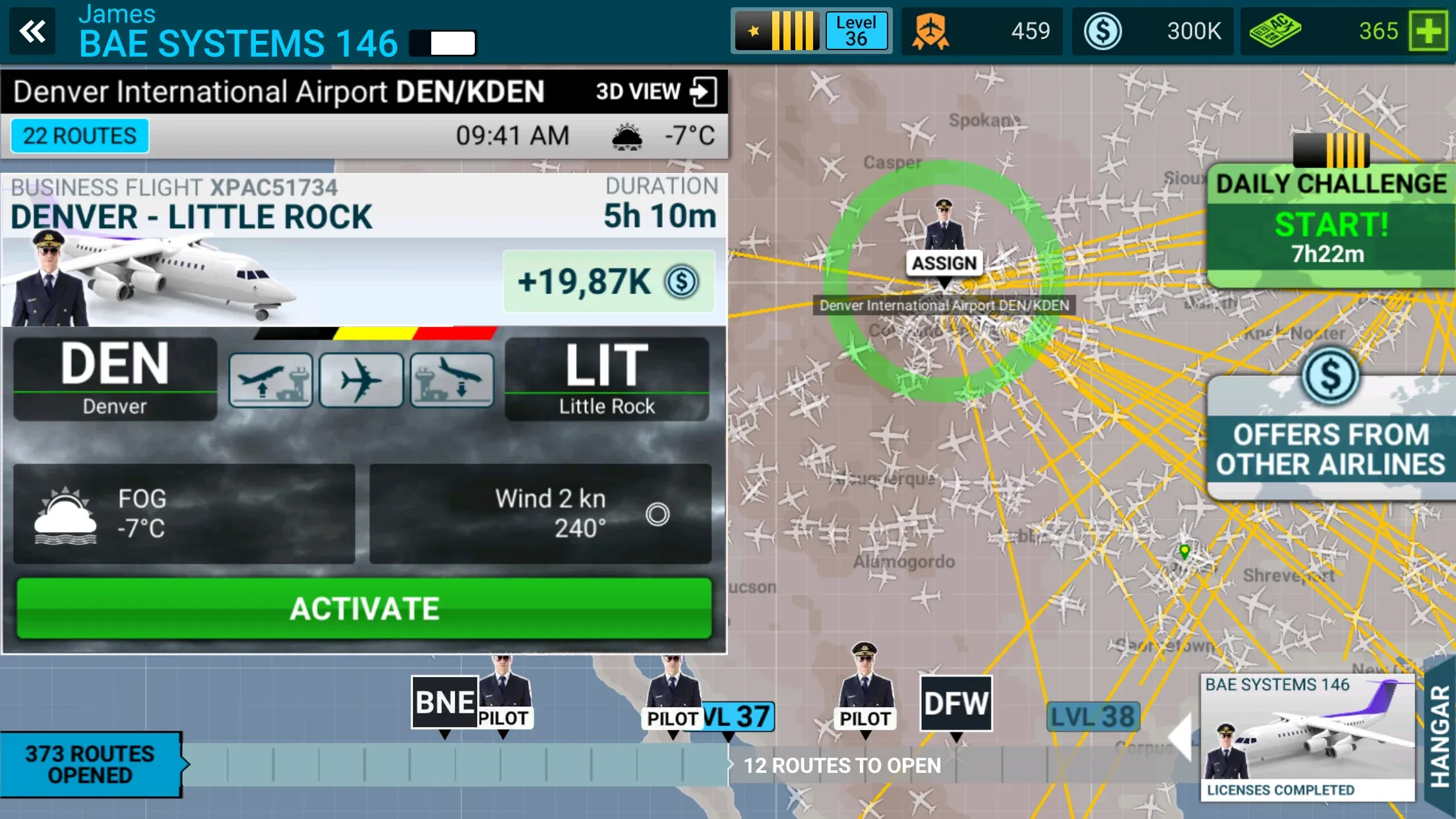 Airline Commander v2.7.3 APK Мод (Мультипликатор скорости) Screenshot 3 Airline Commander v2.7.3 APK Мод (Мультипликатор скорости) Screenshot 3