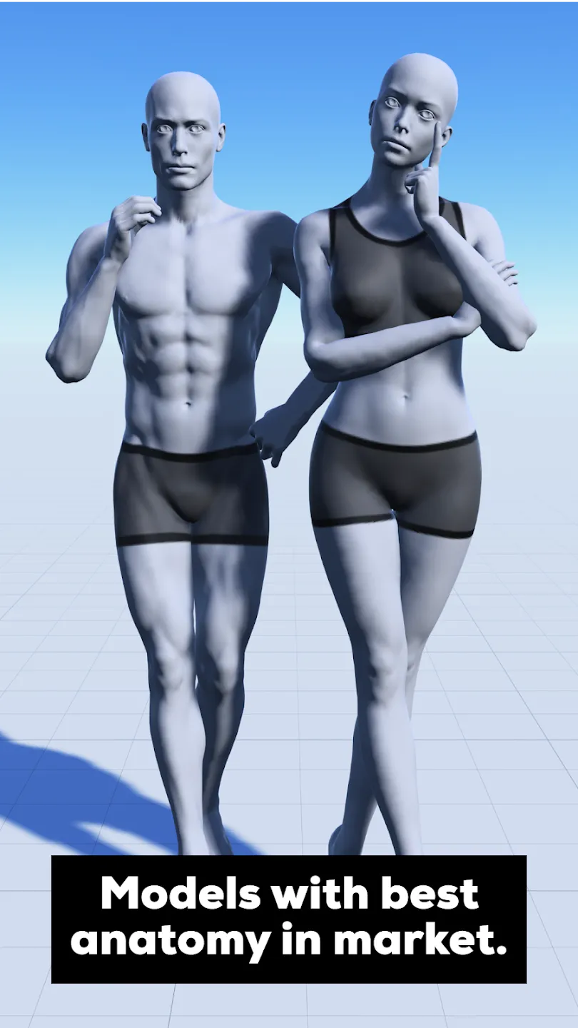 Magic Poser v3.1 APK Мод (Всё открыто, Premium) Screenshot 2 Magic Poser v3.1 APK Мод (Всё открыто, Premium) Screenshot 2