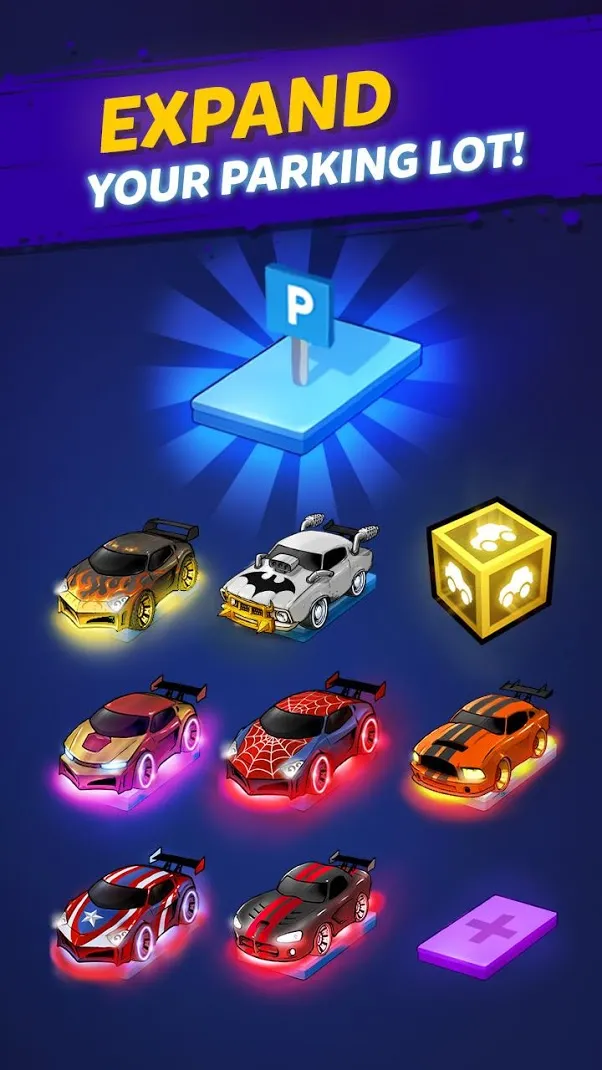 Merge Neon Car: Car Merger Screenshot 2 Merge Neon Car: Car Merger Screenshot 2