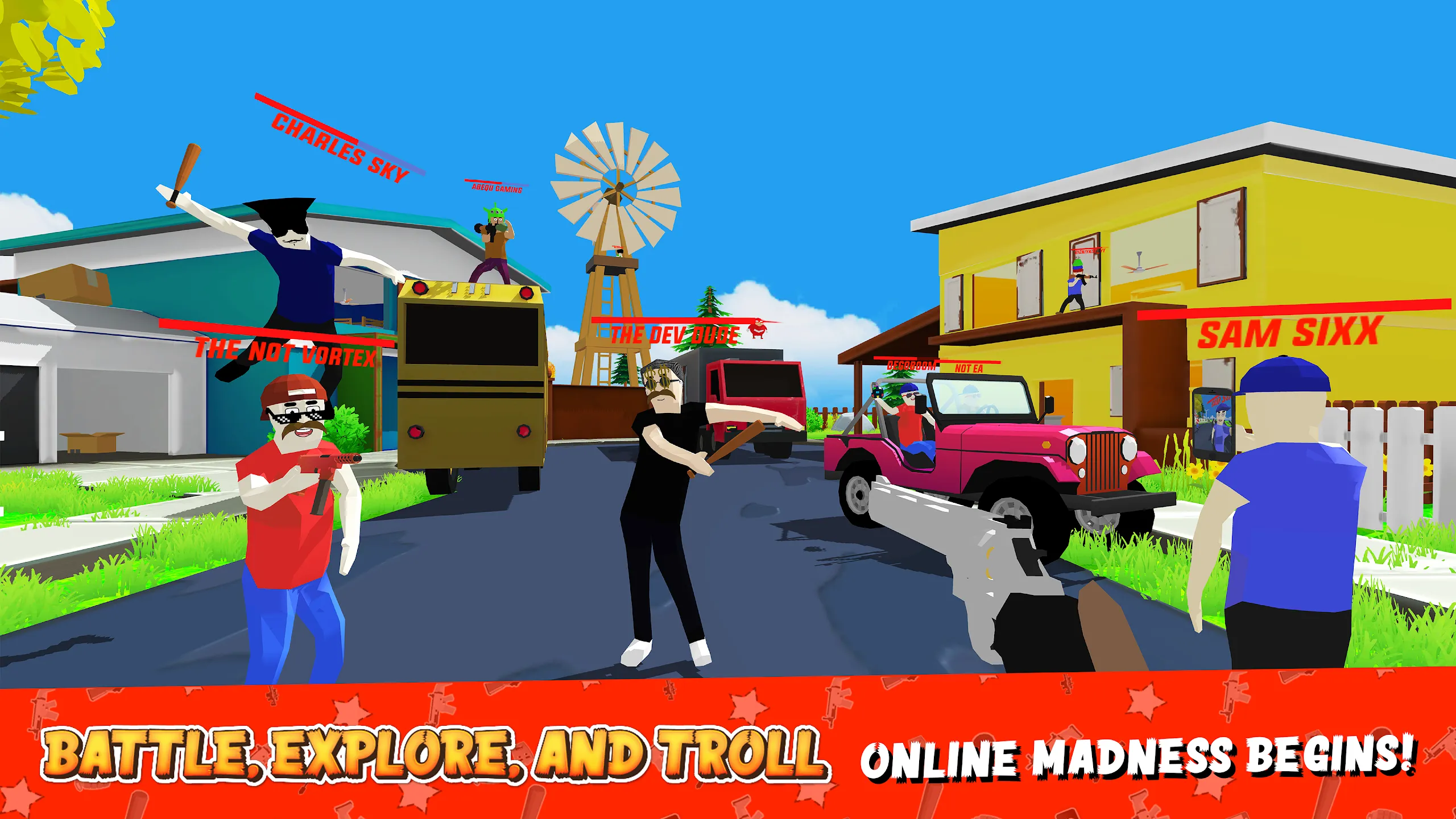 Dude Theft Wars FPS Open world v0.9.1.0b APK Мод (Меню, Много денег, Режим бога) Screenshot 3 Dude Theft Wars FPS Open world v0.9.1.0b APK Мод (Меню, Много денег, Режим бога) Screenshot 3