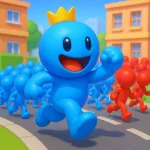 Скачать MOD Crowd City Мод (Меню, Топ 1, Безлимитное время, Скины) на Андроид