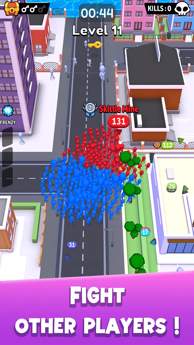 Crowd City v2.9.52 APK Мод (Меню, Топ 1, Безлимитное время, Скины) Screenshot 1