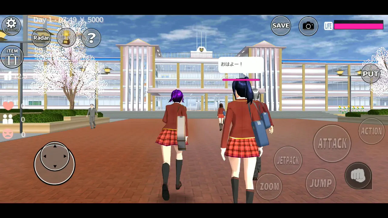 SAKURA School Simulator v1.047.12 APK Мод (Всё открыто) Screenshot 1 SAKURA School Simulator v1.047.12 APK Мод (Всё открыто) Screenshot 1