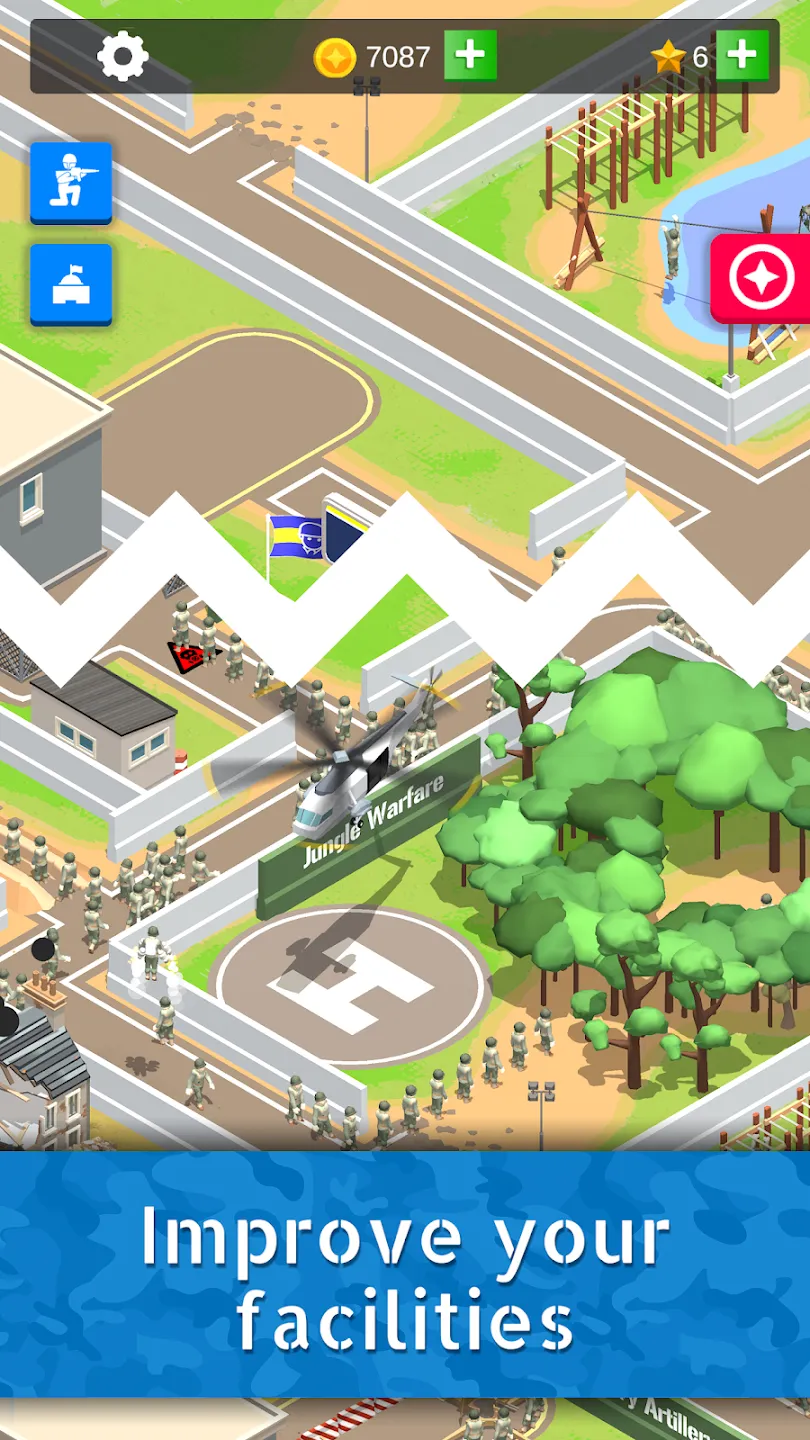 Idle Army Base v3.6.1 APK Мод (Много денег) Screenshot 3 Idle Army Base v3.6.1 APK Мод (Много денег) Screenshot 3