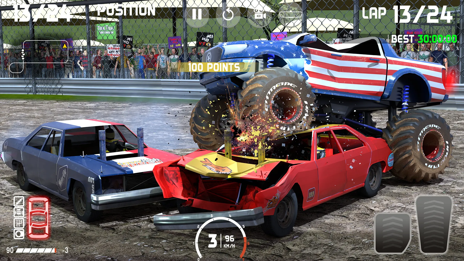 Demolition Derby: Car Games [мод: много денег] Screenshot 1