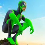 Скачать полную версию Rope Frog Ninja Hero Car Vegas Мод (Много денег) на Андроид