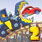 Скачать MOD Car Eats Car 2 - Гонки Машин [мод: много денег] на Андроид