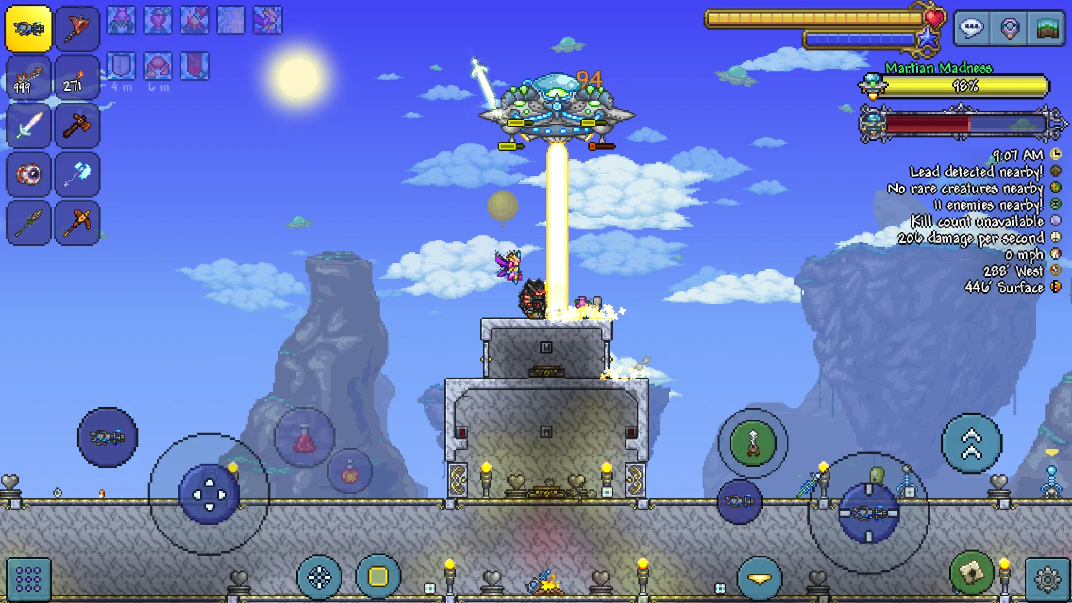 Terraria v1.4.5.6.4 APK Мод (Меню, Неограниченные предметы, Бессмертие) Screenshot 4 Terraria v1.4.5.6.4 APK Мод (Меню, Неограниченные предметы, Бессмертие) Screenshot 4