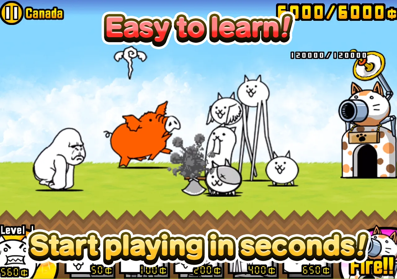The Battle Cats v15.3.1 APK Мод (Много денег) Screenshot 4 The Battle Cats v15.3.1 APK Мод (Много денег) Screenshot 4