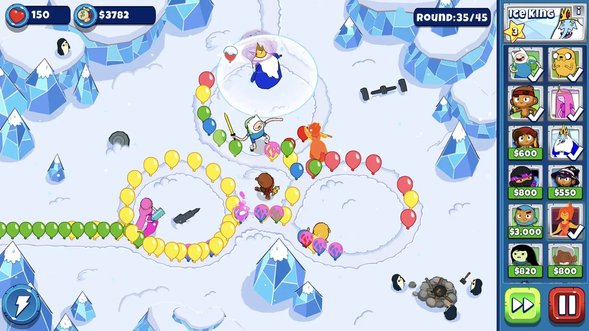 Bloons Adventure Time TD v1.7.7 APK Мод (Меню, Режим бога, Бесплатные улучшения) Screenshot 1 Bloons Adventure Time TD v1.7.7 APK Мод (Меню, Режим бога, Бесплатные улучшения) Screenshot 1