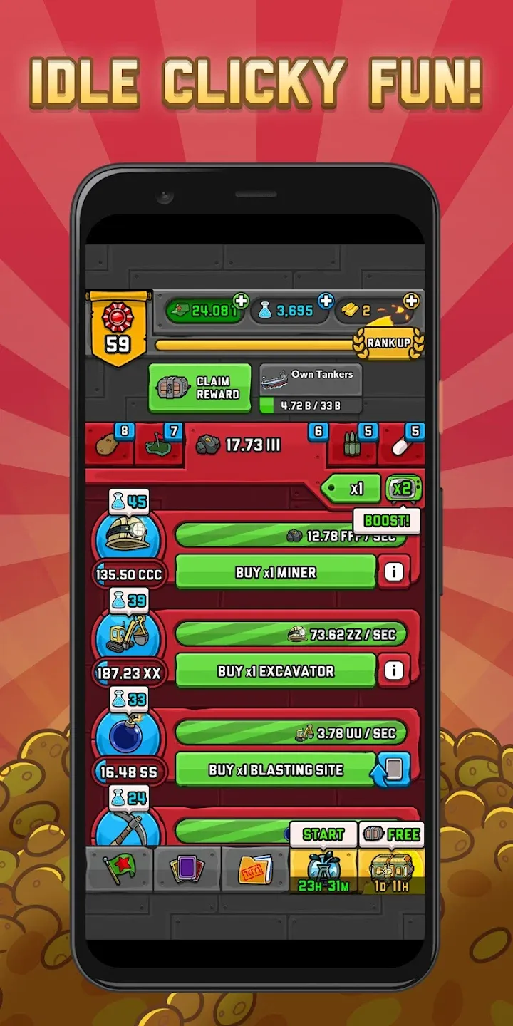 AdVenture Communist v6.54.0 APK Мод (Бесплатные улучшения) Screenshot 2 AdVenture Communist v6.54.0 APK Мод (Бесплатные улучшения) Screenshot 2
