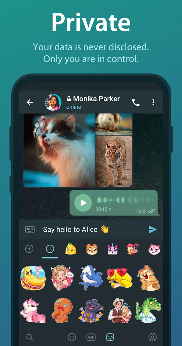 Telegram v12.7.3 APK Мод (Всё открыто, Premium) Screenshot 4 Telegram v12.7.3 APK Мод (Всё открыто, Premium) Screenshot 4