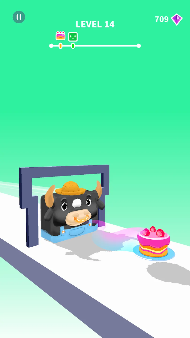 Jelly Shift - Obstacle Course v1.8.82 APK Мод (Много драгоценных камней) Screenshot 3