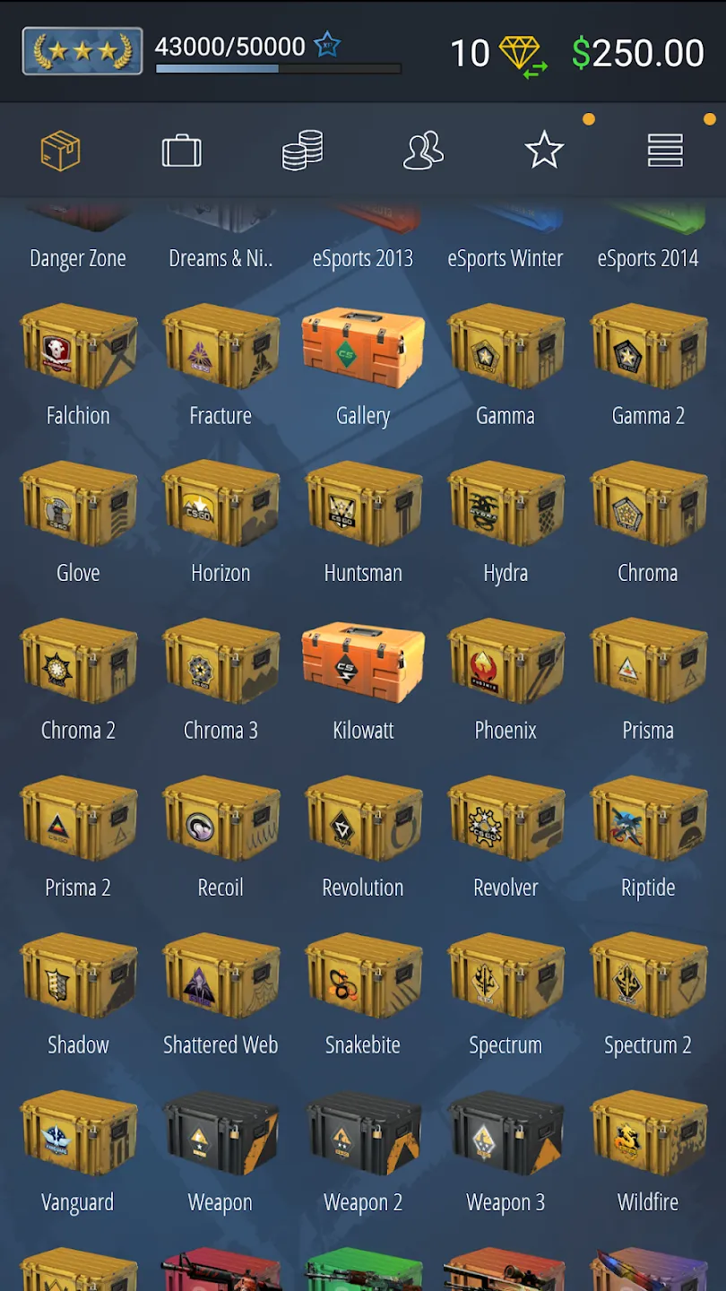 Case Simulator Ultimate CS 2 v11.6 APK Мод (Бесплатные покупки) Screenshot 2