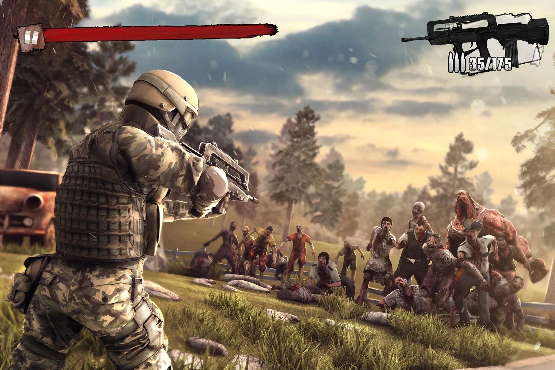 Zombie Frontier 3 v2.66 APK Мод (Меню, Один удар, Режим бога, Много денег) Screenshot 2 Zombie Frontier 3 v2.66 APK Мод (Меню, Один удар, Режим бога, Много денег) Screenshot 2