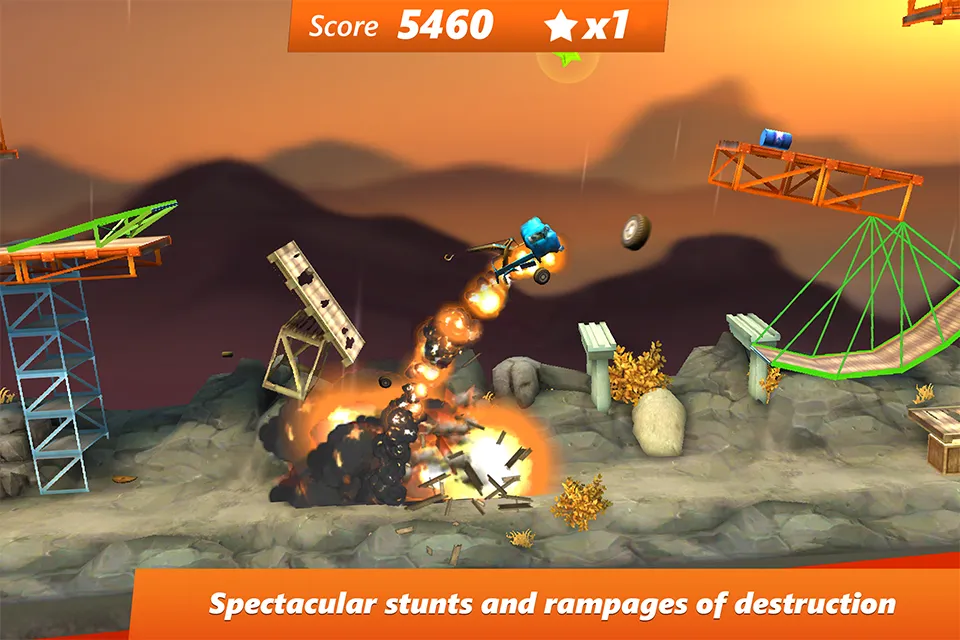 Bridge Constructor Stunts v5.0 APK Мод (Полная версия) Screenshot 2 Bridge Constructor Stunts v5.0 APK Мод (Полная версия) Screenshot 2