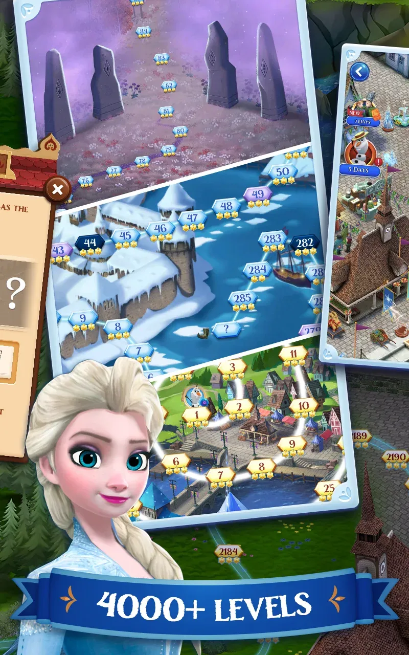 Disney Frozen. Звездопад v15.5.1 APK Мод (Много ходов) Screenshot 3