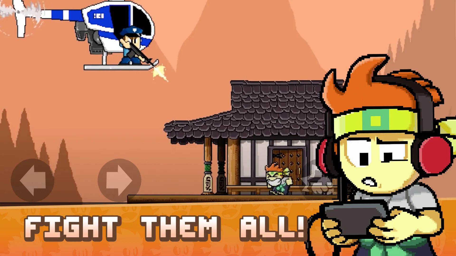Dan the Man v1.12.75 APK Мод (Много денег) Screenshot 1 Dan the Man v1.12.75 APK Мод (Много денег) Screenshot 1