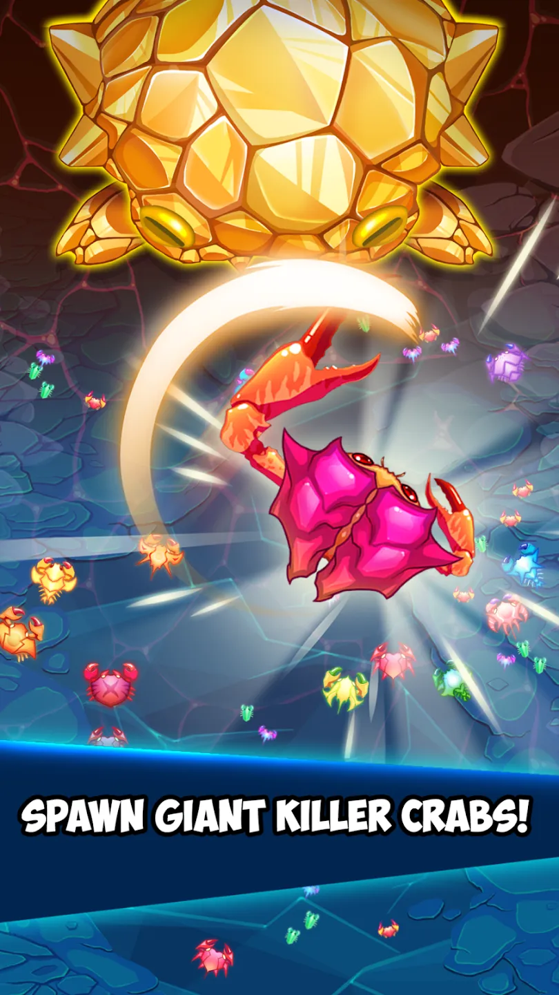 Война крабов v3.80.2 APK Мод (Меню, Один удар, Много золота) Screenshot 4 Война крабов v3.80.2 APK Мод (Меню, Один удар, Много золота) Screenshot 4
