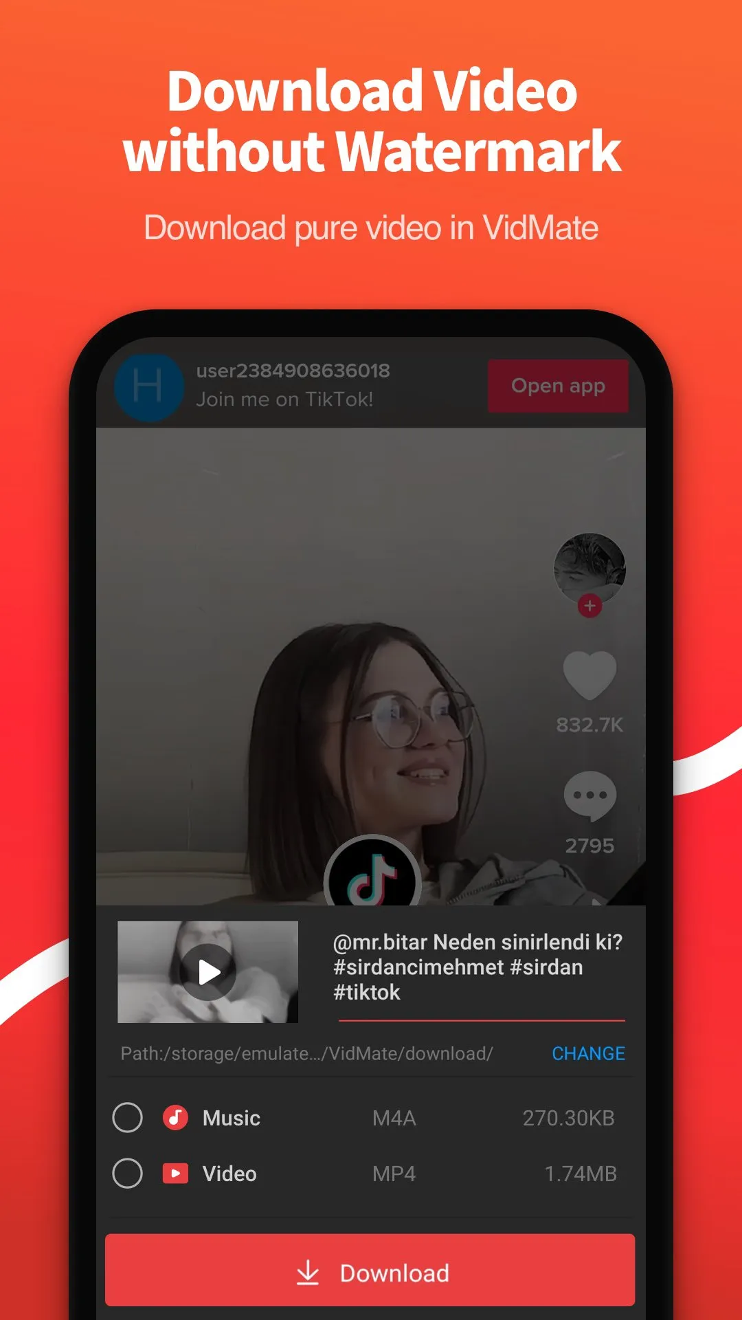 VidMate v5.3602 APK Мод (Всё открыто, Premium) Screenshot 2 VidMate v5.3602 APK Мод (Всё открыто, Premium) Screenshot 2