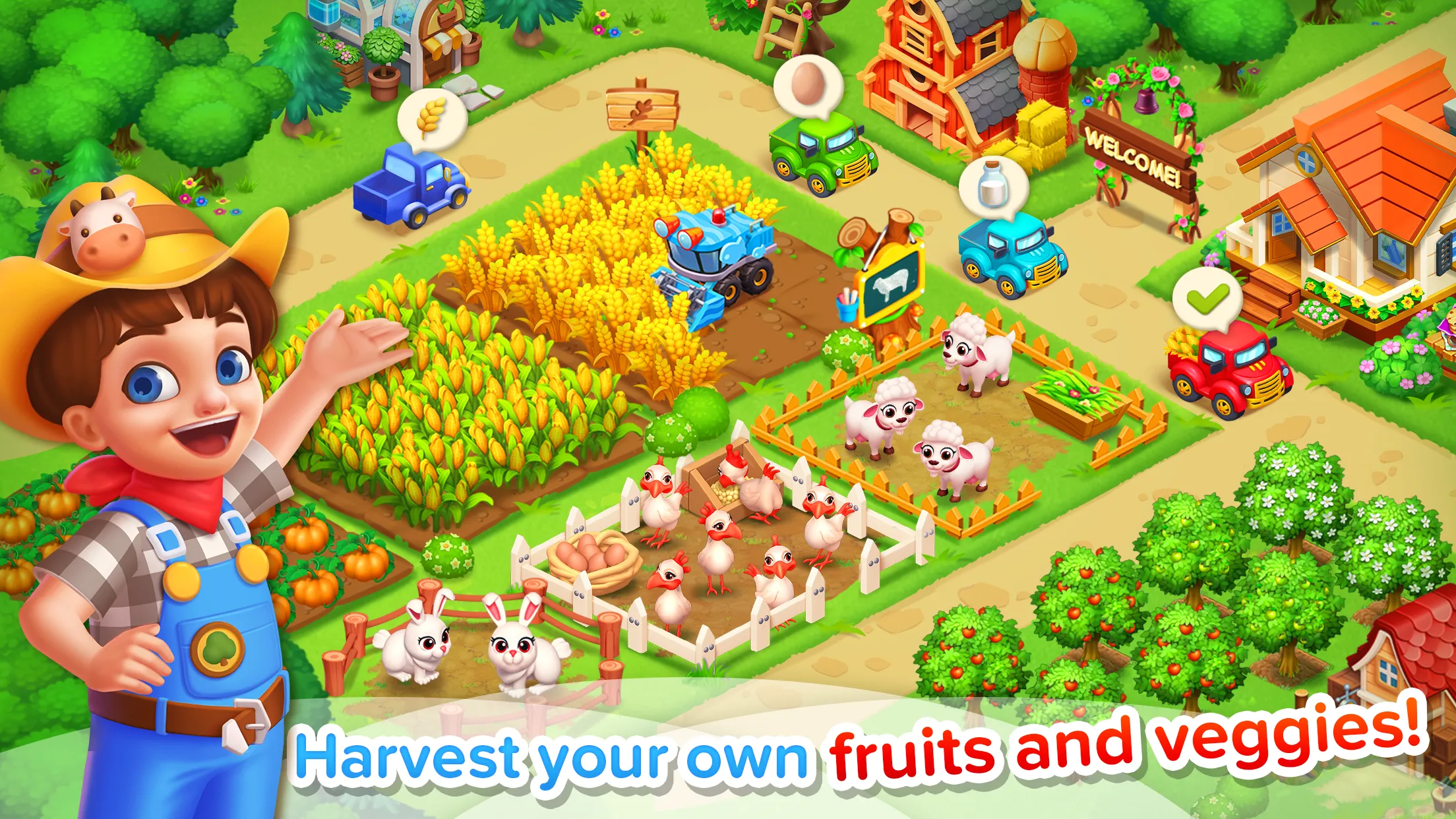 Семейная Ферма v9.9.100 APK Мод (Много ресурсов) Screenshot 1 Семейная Ферма v9.9.100 APK Мод (Много ресурсов) Screenshot 1