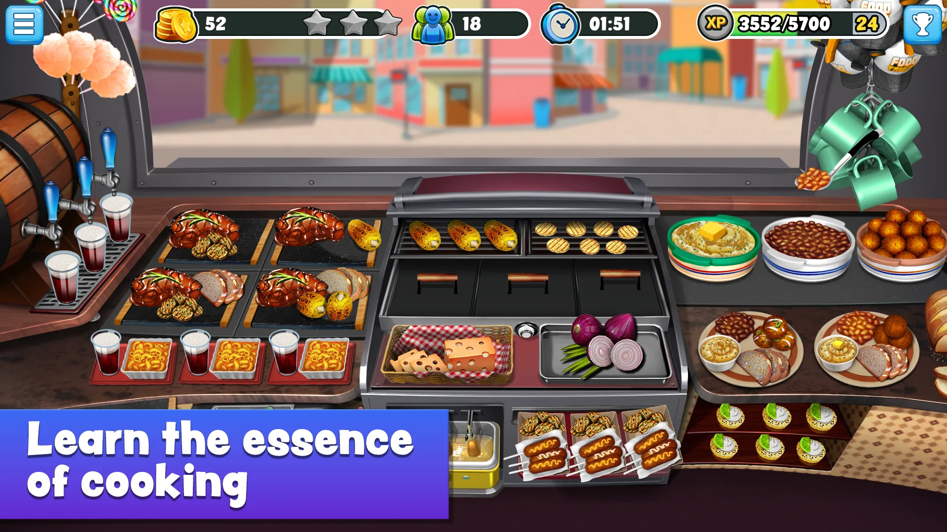 Food Truck Chef v8.71 APK Мод (Много бриллиантов) Screenshot 1
