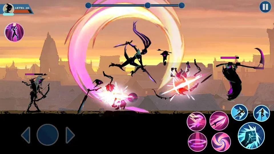 Shadow Fighter v1.79.1 APK Мод (Меню, Один удар, Режим бога, Много денег) Screenshot 2