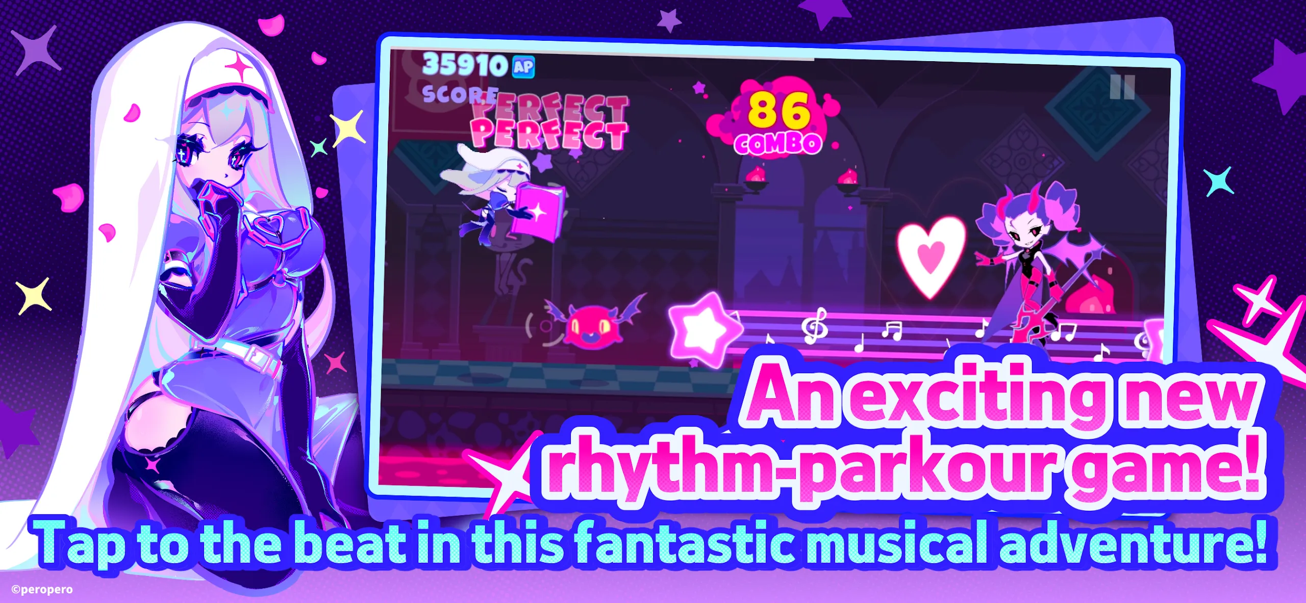 Muse Dash v6.2.0 APK Мод (Меню, Режим бога, Автоплей, Всё открыто) Screenshot 3 Muse Dash v6.2.0 APK Мод (Меню, Режим бога, Автоплей, Всё открыто) Screenshot 3
