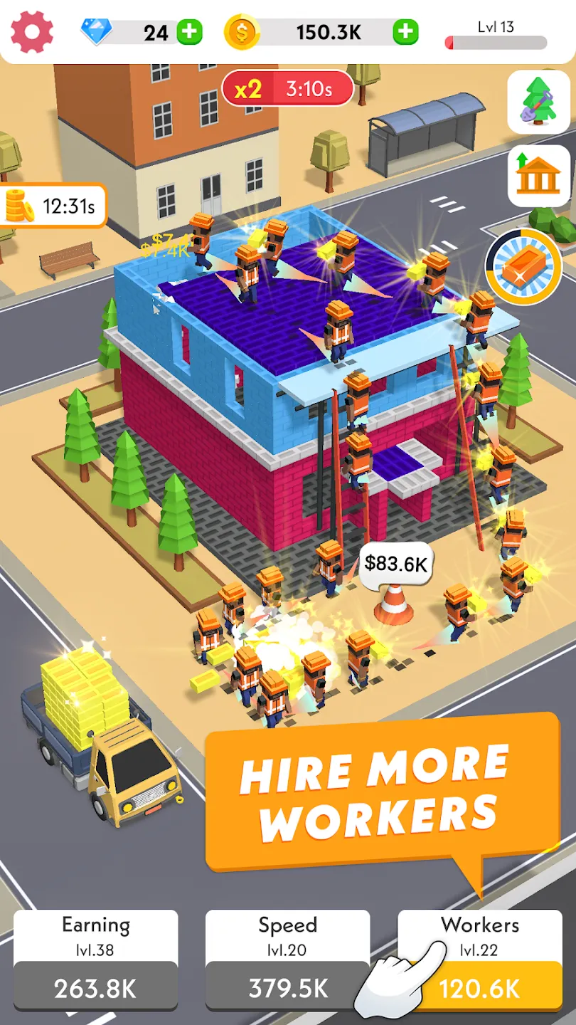 Idle Construction 3D v2.35 APK Мод (Много денег) Screenshot 3 Idle Construction 3D v2.35 APK Мод (Много денег) Screenshot 3