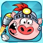 Скачать взлом Turbo Pigs (Турбо-свиньи) [мод: без рекламы] на Андроид