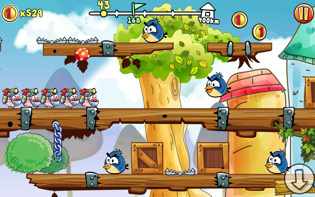 Turbo Pigs (Турбо-свиньи) [мод: без рекламы] Screenshot 1