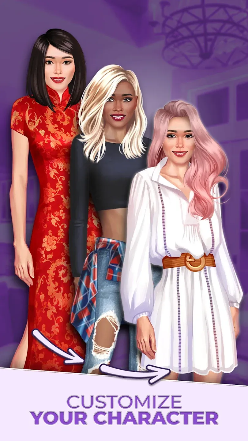 Love Story ® Любовные истории v2.5.2 APK Мод (Меню, Много бриллиантов и билетов) Screenshot 3