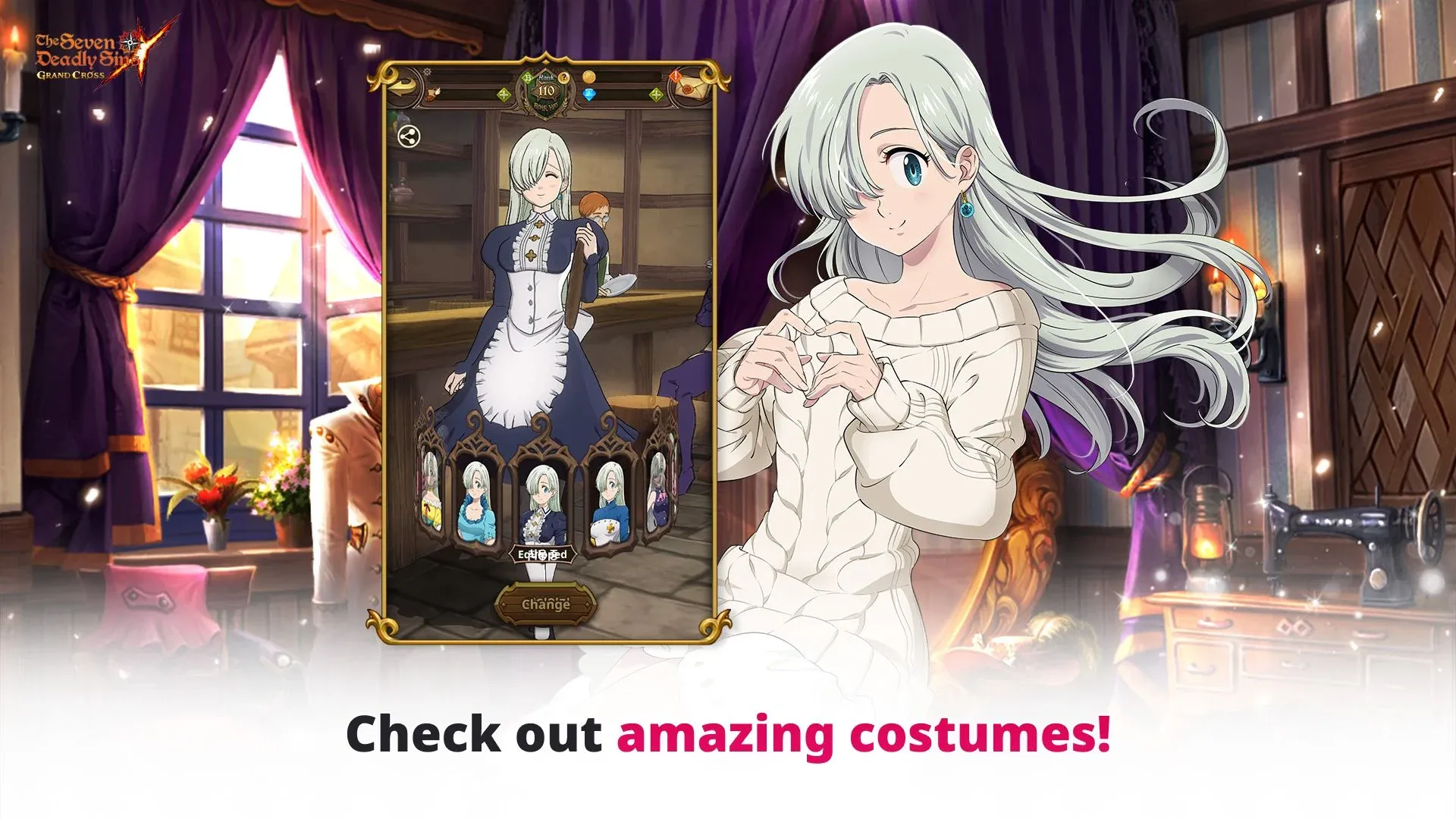 The Seven Deadly Sins v2.97.3 APK Мод (Меню, Мультипликатор скорости) Screenshot 4