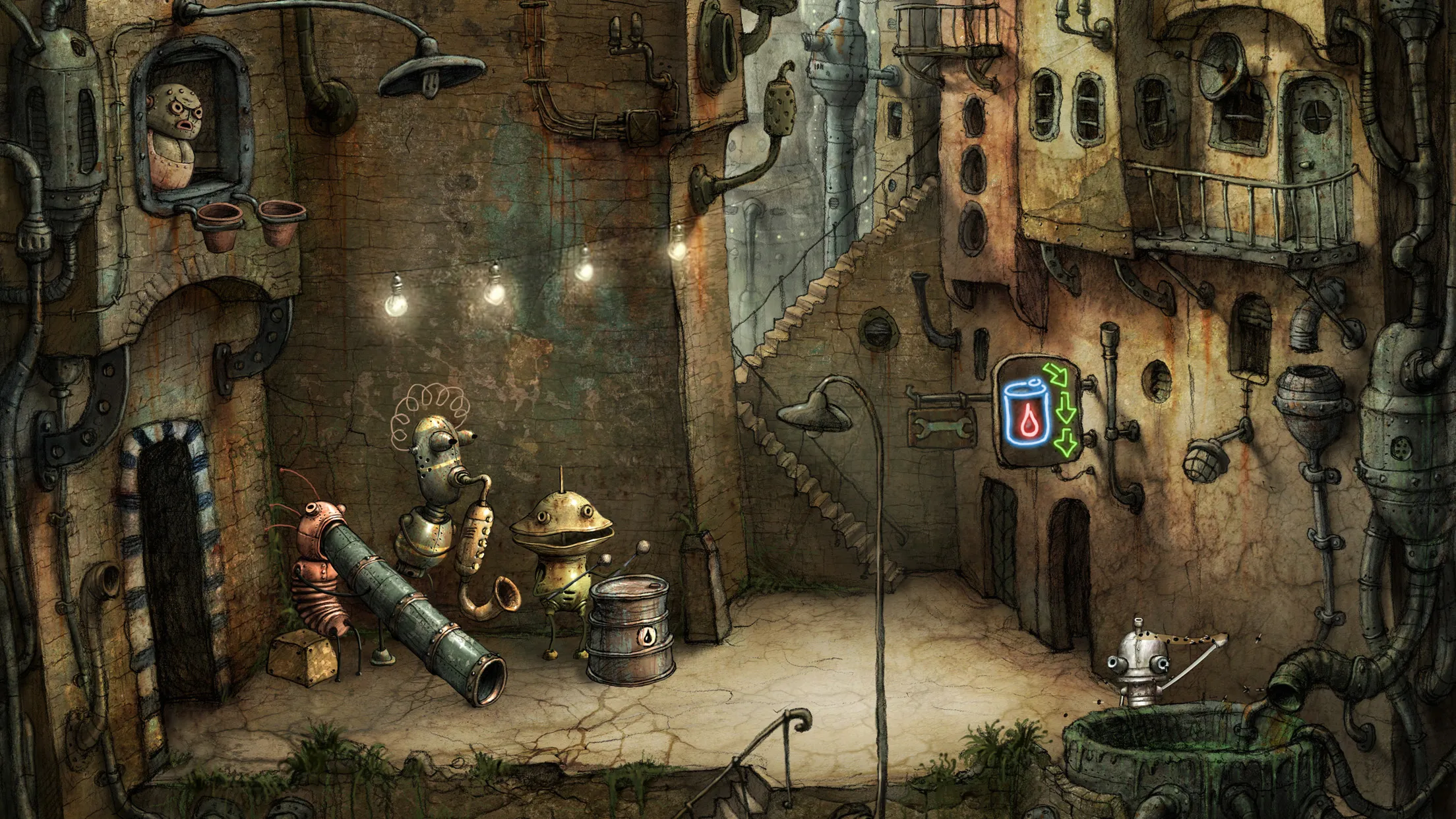 Machinarium v3.5.0 APK Мод (Полная версия) Screenshot 1 Machinarium v3.5.0 APK Мод (Полная версия) Screenshot 1