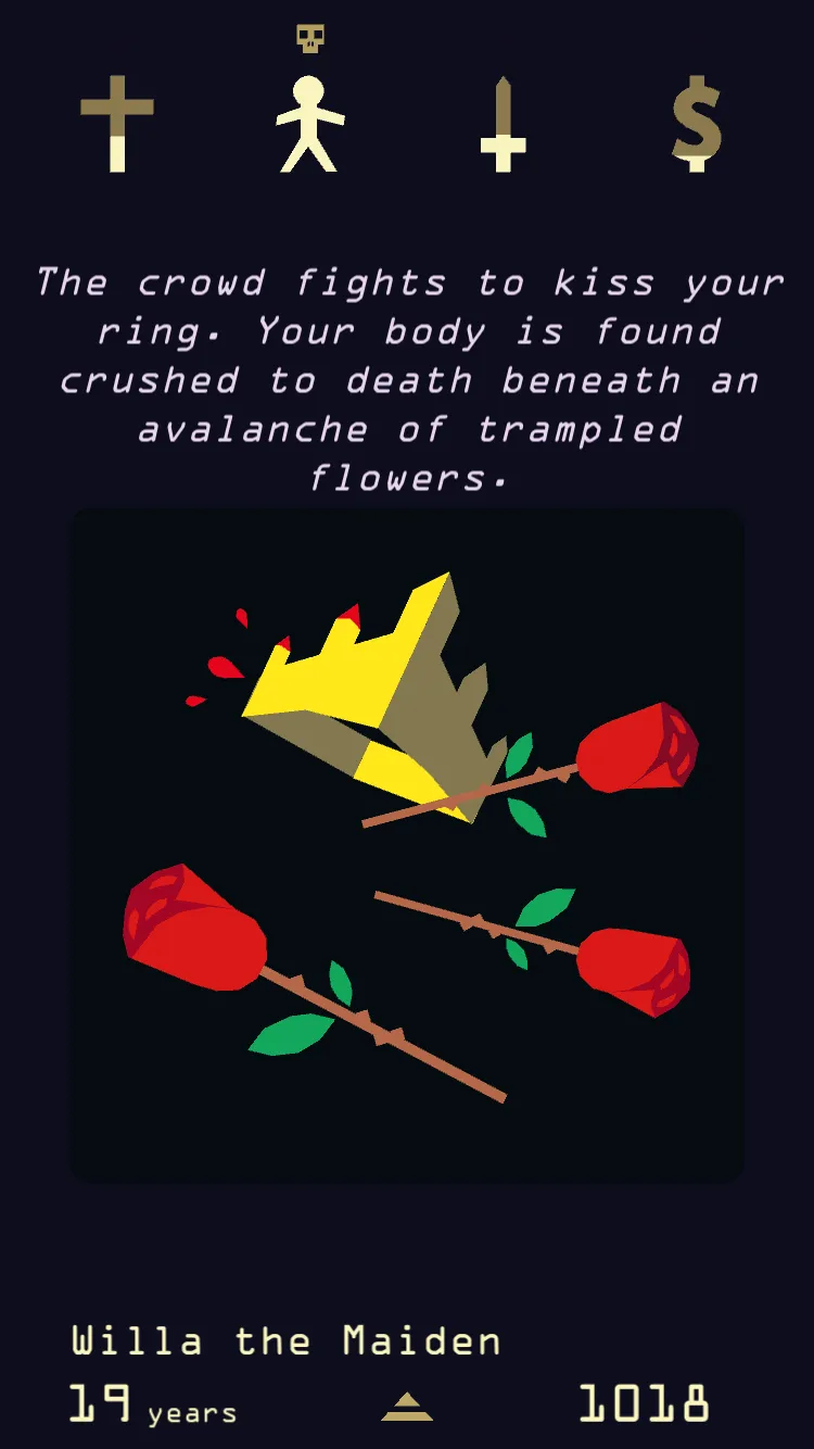 Reigns: Her Majesty v2.0.76 APK Мод (Полная версия) Screenshot 4 Reigns: Her Majesty v2.0.76 APK Мод (Полная версия) Screenshot 4