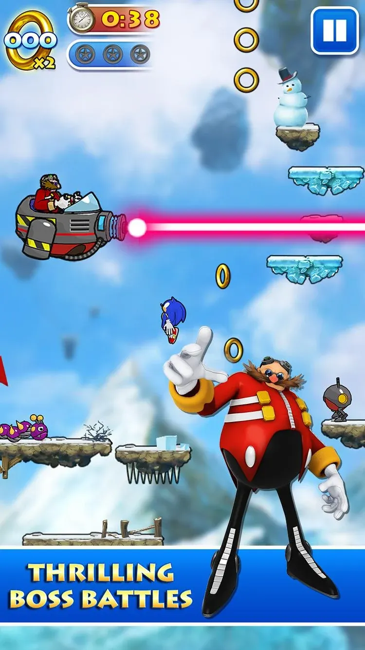 Sonic Jump Pro v2.5.0 APK Мод (Меню, Много денег, Всё открыто) Screenshot 4