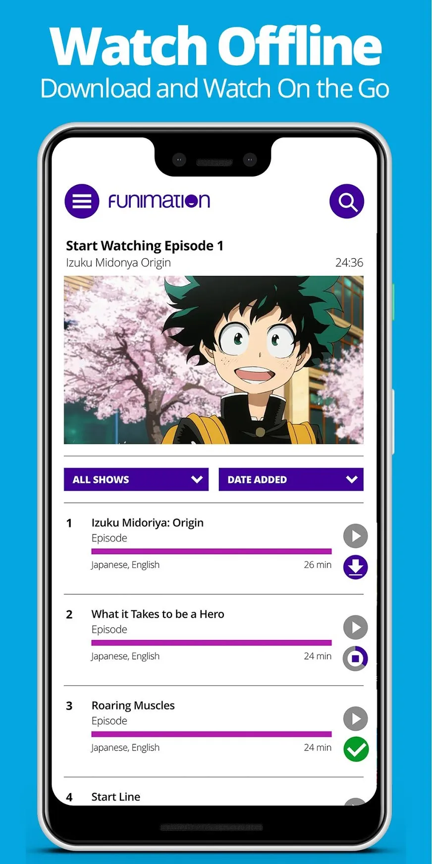 Funimation v3.10.2 APK Screenshot 3