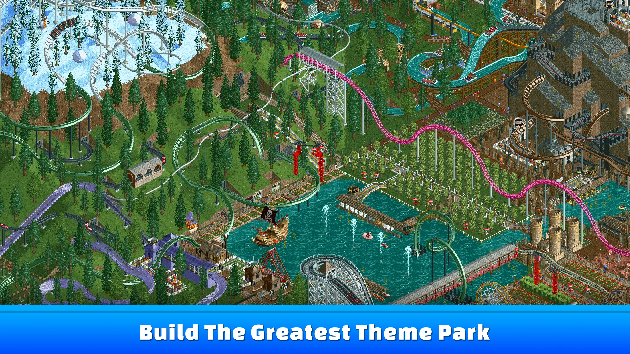 RollerCoaster Tycoon® Classic v1.2.655 APK Мод (Много денег) Screenshot 1 RollerCoaster Tycoon® Classic v1.2.655 APK Мод (Много денег) Screenshot 1