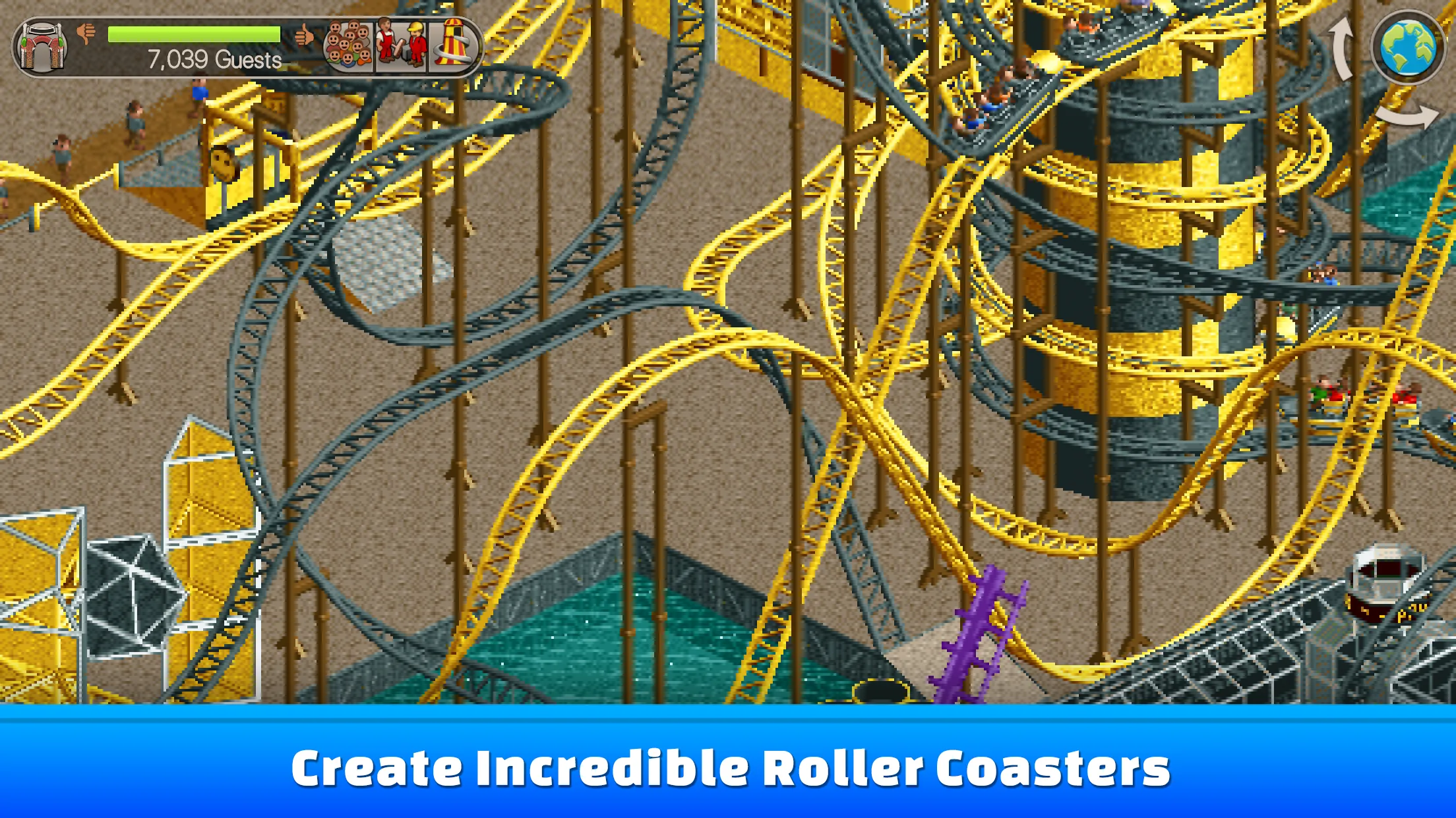 RollerCoaster Tycoon® Classic v1.2.655 APK Мод (Много денег) Screenshot 2 RollerCoaster Tycoon® Classic v1.2.655 APK Мод (Много денег) Screenshot 2