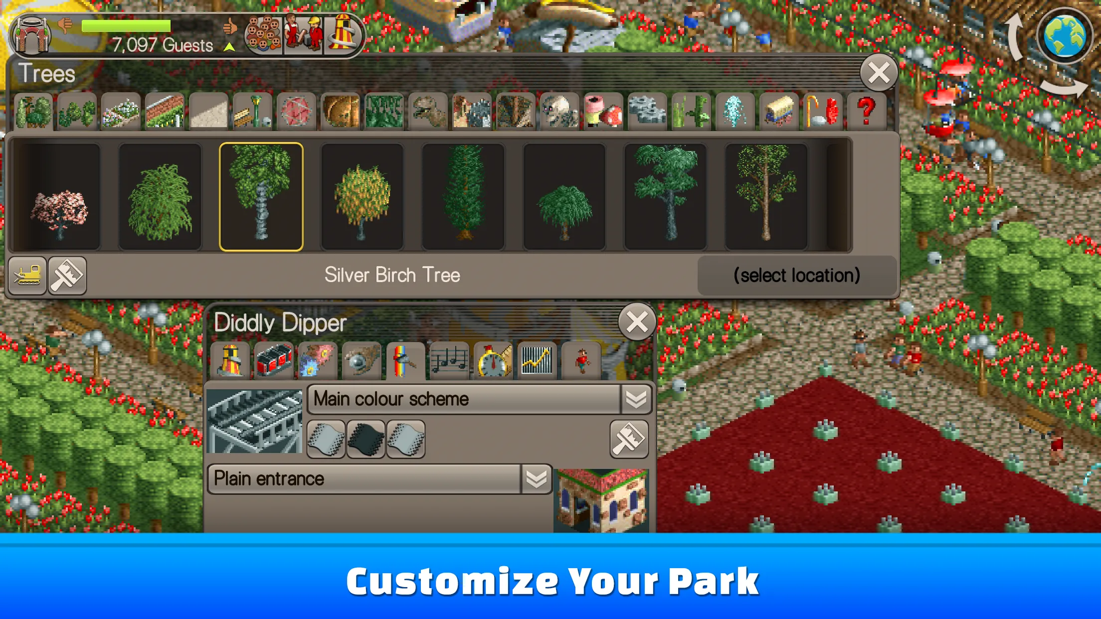RollerCoaster Tycoon® Classic v1.2.655 APK Мод (Много денег) Screenshot 3 RollerCoaster Tycoon® Classic v1.2.655 APK Мод (Много денег) Screenshot 3