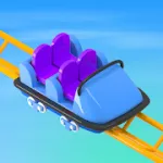 Скачать MOD Idle Roller Coaster [мод: много денег] на Андроид