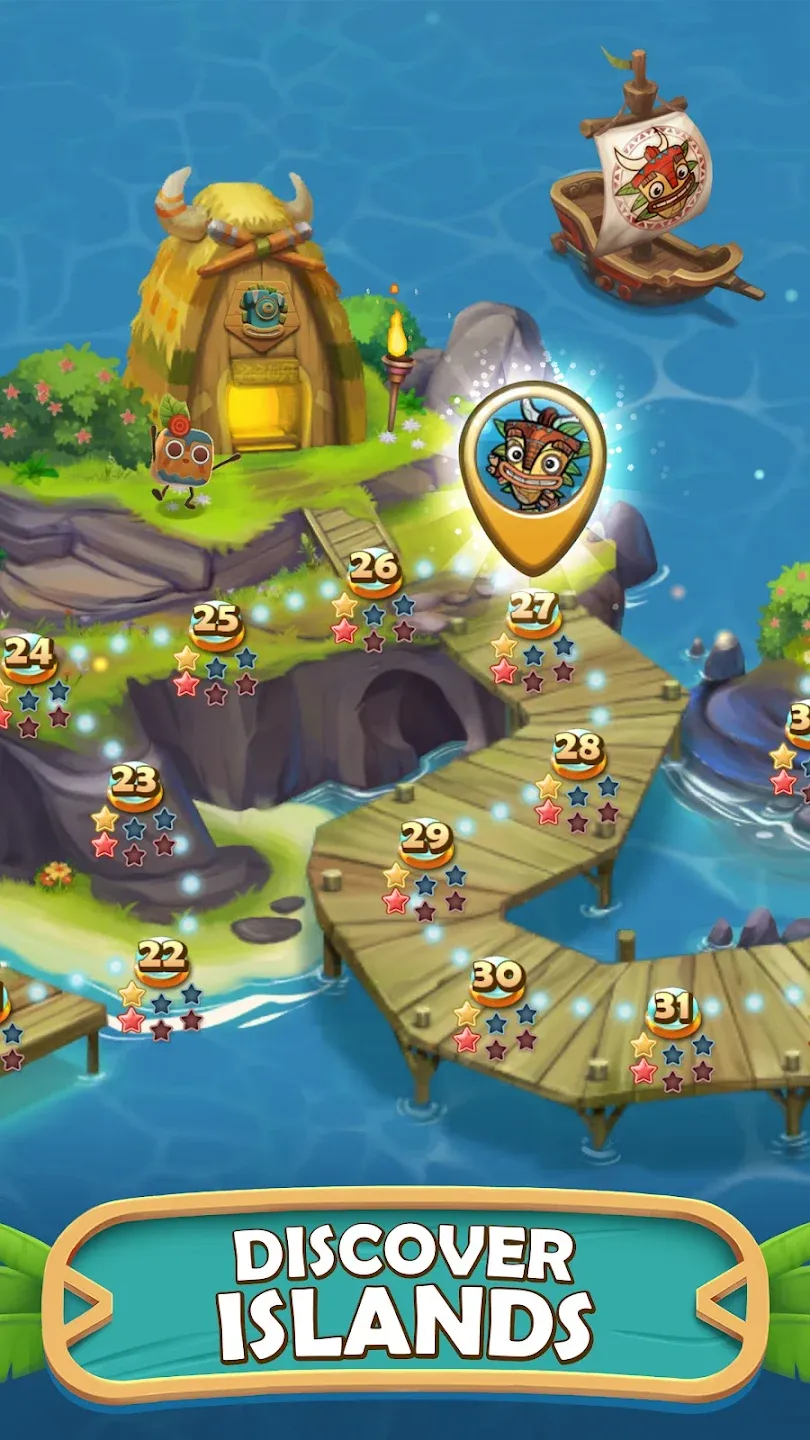 Tiki Solitaire TriPeaks v15.0.0.116456 APK Мод (Меню, Острова разблокированы, Анти-бан) Screenshot 2 Tiki Solitaire TriPeaks v15.0.0.116456 APK Мод (Меню, Острова разблокированы, Анти-бан) Screenshot 2