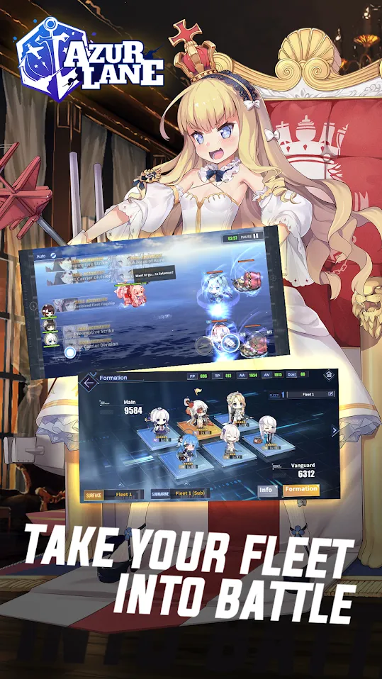 Azur Lane [мод: меню] Screenshot 3