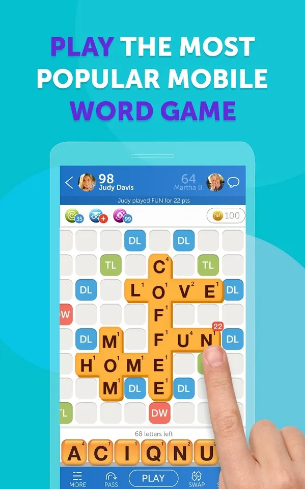 Words with Friends: Play Fun Word Puzzle Games Screenshot 1 Words with Friends: Play Fun Word Puzzle Games Screenshot 1
