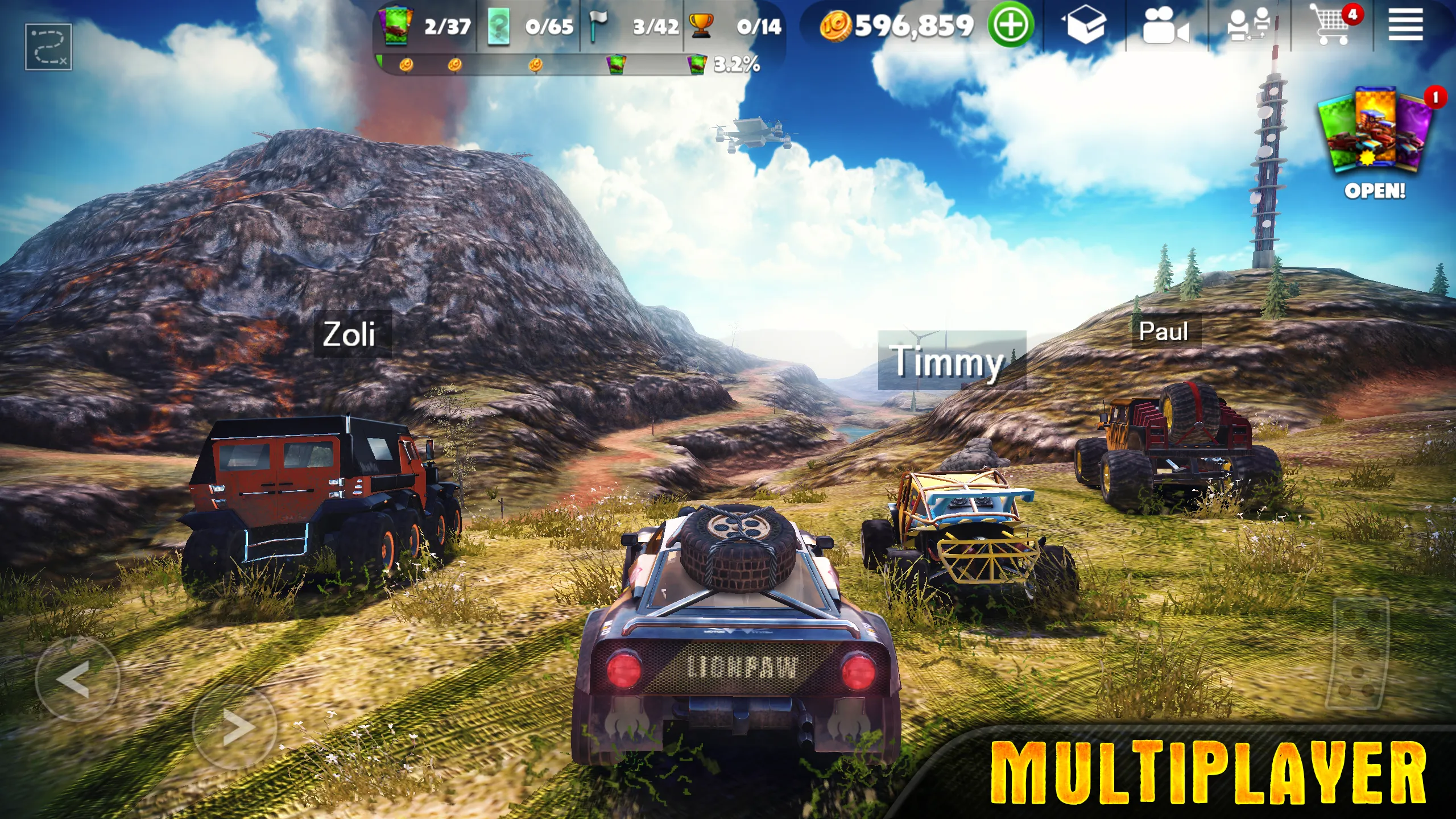 OTR - Offroad Car Driving Game v1.18.2 APK Мод (Много денег) Screenshot 3 OTR - Offroad Car Driving Game v1.18.2 APK Мод (Много денег) Screenshot 3