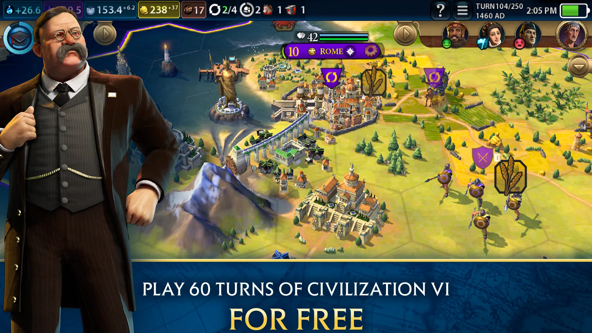 Civilization VI v1.2.5 APK Мод (Всё открыто) Screenshot 1 Civilization VI v1.2.5 APK Мод (Всё открыто) Screenshot 1