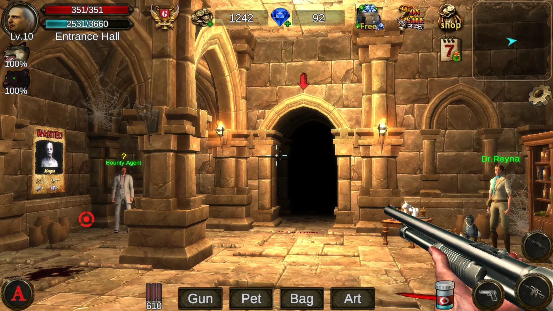 Dungeon Shooter : Dark Temple v1.5.87 APK Мод (Бесплатные покупки) Screenshot 1 Dungeon Shooter : Dark Temple v1.5.87 APK Мод (Бесплатные покупки) Screenshot 1