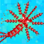 Взломанный Pixel Sword Fish io [мод: много денег] на Андроид