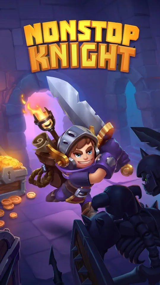 Nonstop Knight v2.20.1 APK Мод (Слабые враги) Screenshot 1 Nonstop Knight v2.20.1 APK Мод (Слабые враги) Screenshot 1
